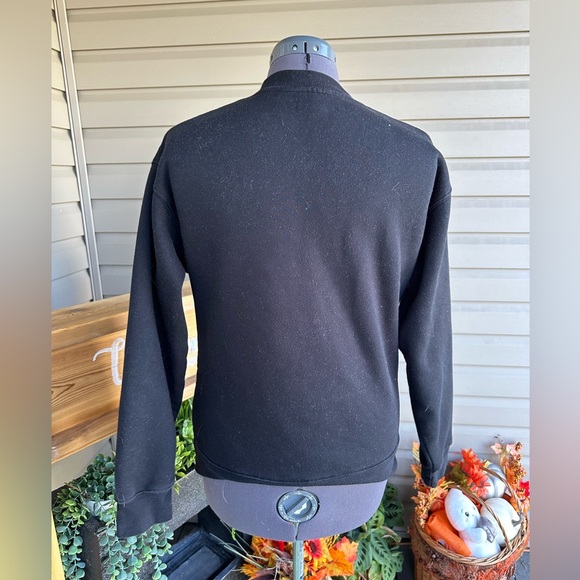 Brunette The Label “ Cherrs Babe “ black crew neck with gold glitter wording s/m - Picture 8 of 8